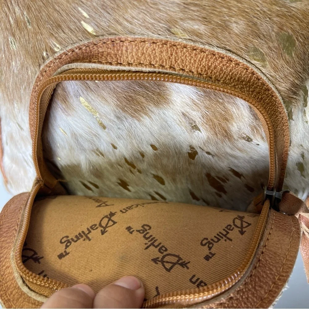 American Darling Cowhide Genuine Leather Backpack